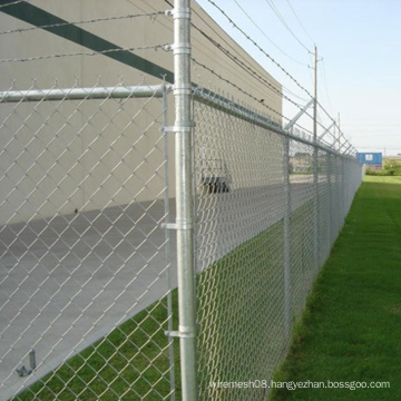 Chain Link Fence for Door Protection